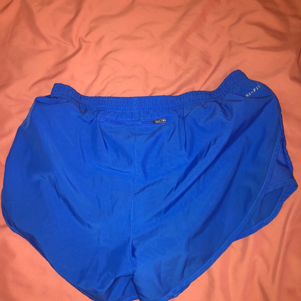 blue nike shorts